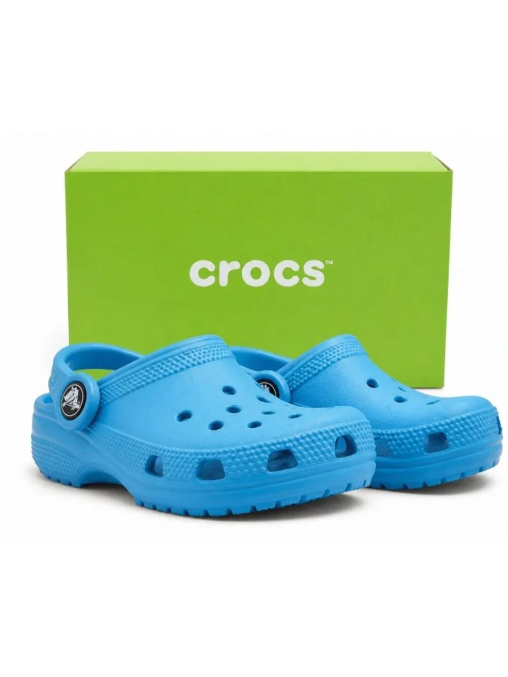 Crocs Kids Classic Clogs J4 Venetian Blue 206991-4OX Water Shoes New With Box